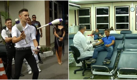 VÍDEO: parceria entre Hemoam e Circo Kroner incentiva a doação de sangue no AM