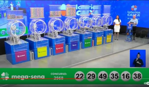 VÍDEO: confira números sorteados da Mega-Sena 2568 neste sábado, 25
