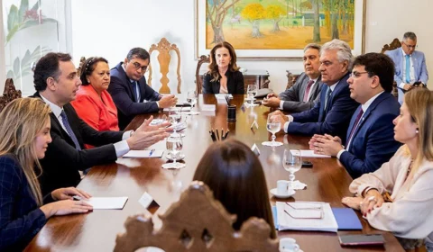 Wilson Lima se reúne com Pacheco e Lira para discutir ICMS em Brasília