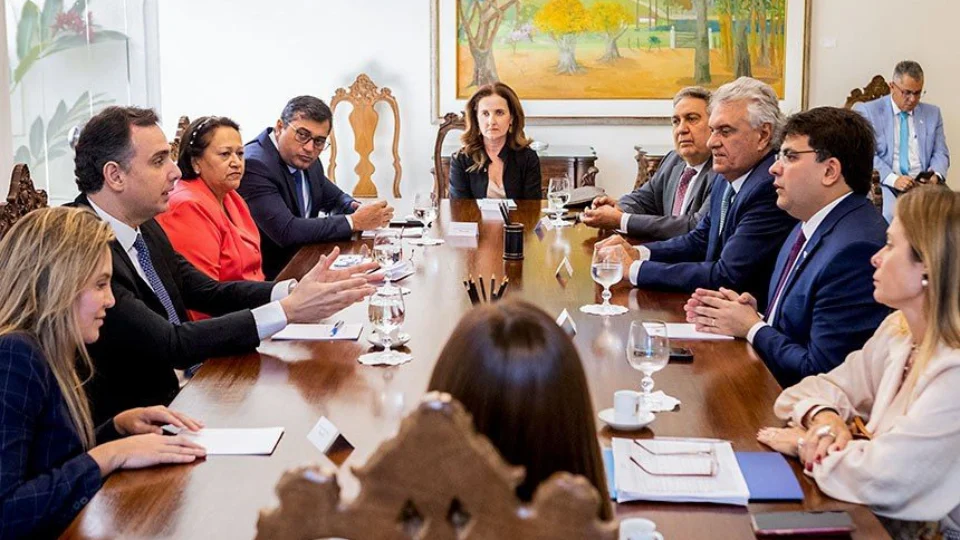 Wilson Lima se reúne com Pacheco e Lira para discutir ICMS em Brasília