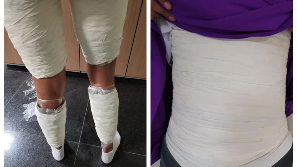 Grávida é presa com maconha amarrada ao corpo no aeroporto de Manaus