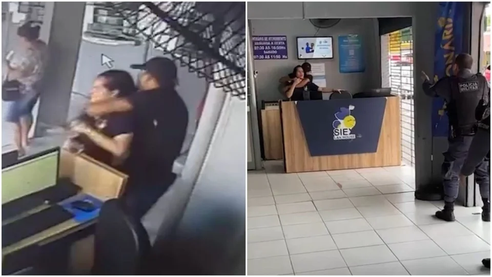 VÍDEO: homem faz funcionária refém em lotérica na Zona Leste Manaus
