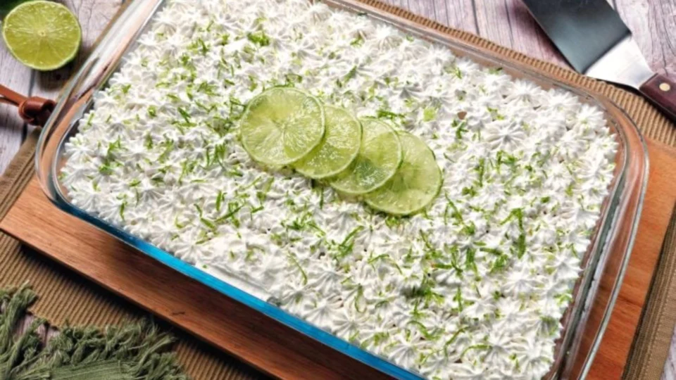 Receita Fácil – Pavê de limão simples: sobremesa pronta em apenas 20 minutos