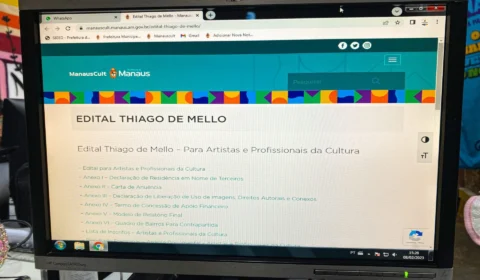 Resultado preliminar do edital Thiago de Mello é divulgado em Manaus; confira