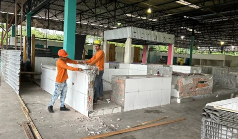 Obras de infraestrutura começam na feira do Coroado, em Manaus