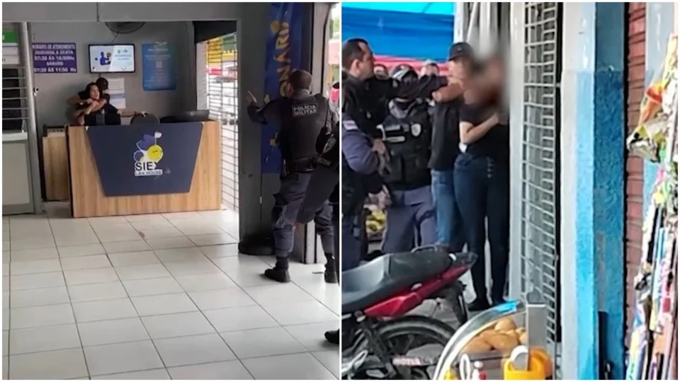 VÍDEO: suspeito tenta assaltar lotérica e faz atendente refém em Manaus