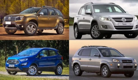 Usados: confira 10 SUVs automáticos com preço de até R$ 60 mil