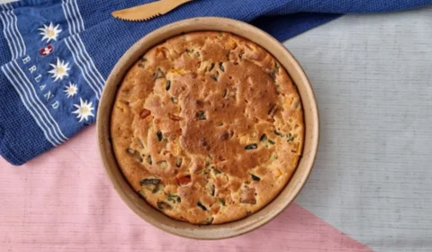Receita Fácil – Torta de legumes: opção pronta em apenas 45 minutos