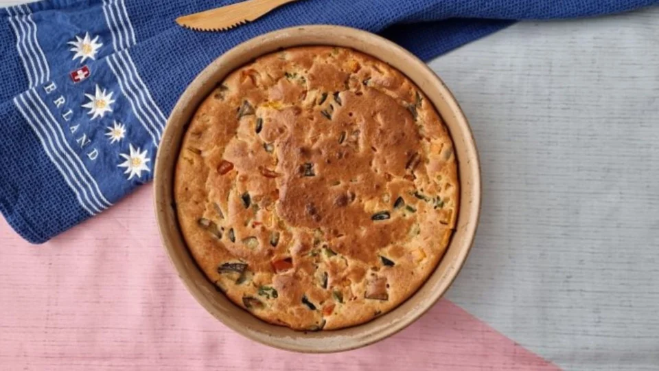 Receita Fácil – Torta de legumes: opção pronta em apenas 45 minutos