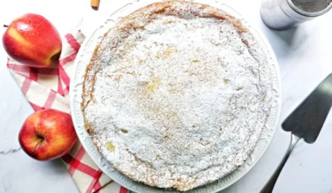 Receita Fácil – Torta de maçã simples: sobremesa pronta em apenas 50 minutos