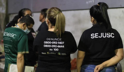 Segurança Pública faz fiscalização em prédios abandonados de Manaus