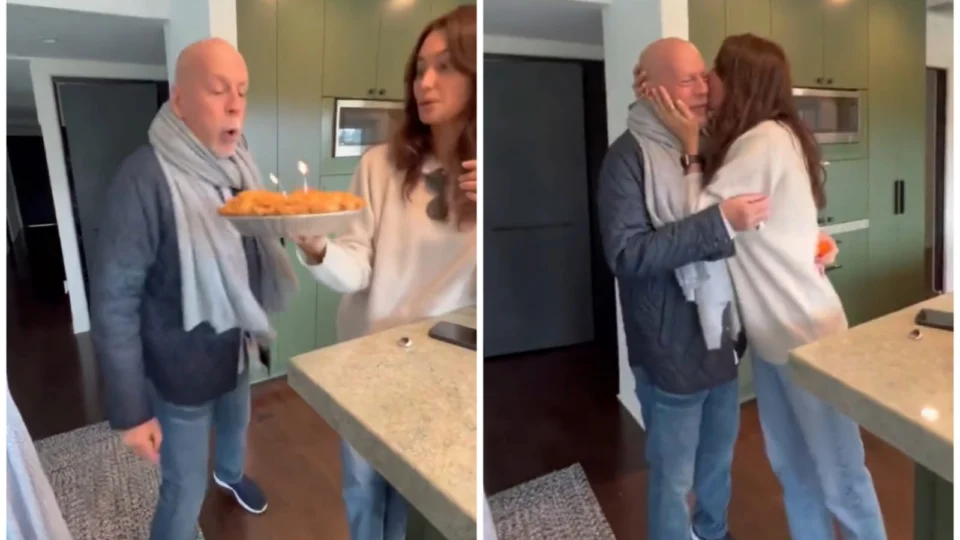 Bruce Willis comemora 68 anos com família, após diagnóstico de demência