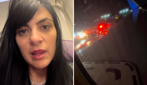 Avião com cantora Fernanda Brum pega fogo no ar 15 minutos após decolagem