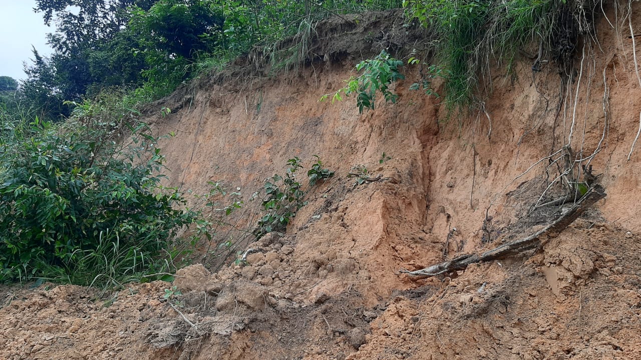 Área onde ocorreu tragédia foi bastante afetada pelas chuvas do domingo (12) - Foto: André Meirelles/Portal Norte