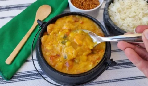 Receita Fácil – Bobó de camarão: refeição deliciosa pronta em apenas 60 min