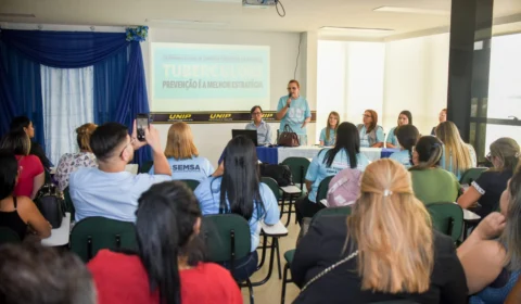 Ação de saúde de combate à tuberculose é realizada em Tefé, no Amazonas
