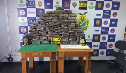 Dupla é presa com 141 kg de maconha tipo skunk em Coari, interior do Amazonas
