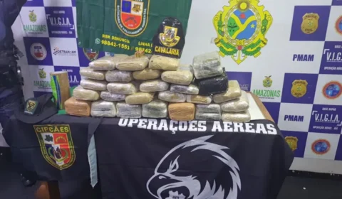 Homens são presos com 50 kg de skunk em embarcação no interior do AM