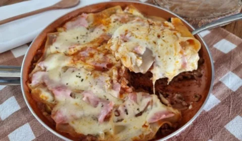 Receita Fácil — Lasanha de frigideira: opção prática pronta em apenas 60 min