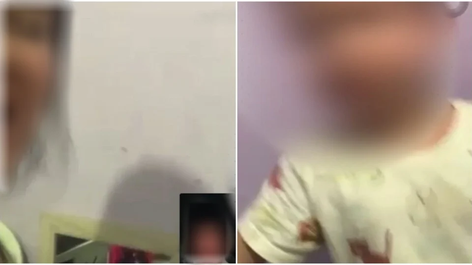 VÍDEO: mulher agride filho de dois anos em videochamada e acaba presa em Manaus