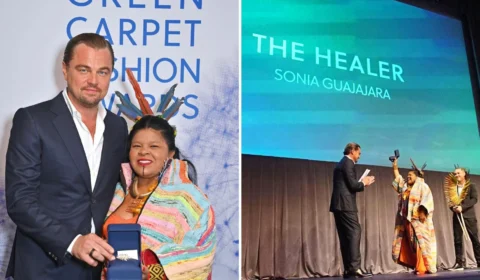 Ministra dos Povos Indígenas é homenageada por DiCaprio em evento pré-Oscar