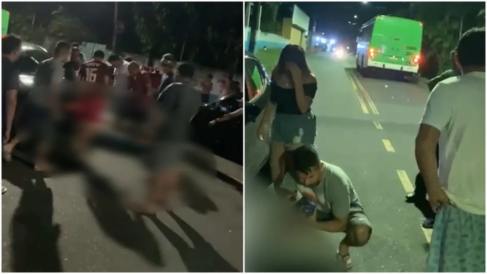 VÍDEO: motociclista de aplicativo é baleado em assalto na Zona Oeste de Manaus