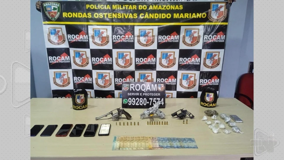 VÍDEO: polícia prende mulher de chefe do tráfico na Zona Norte de Manaus