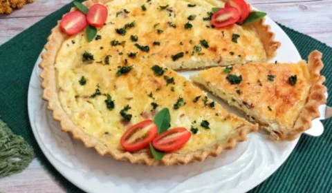 Receita Fácil – Quiche lorraine: opção de lanche pronta em 100 minutos