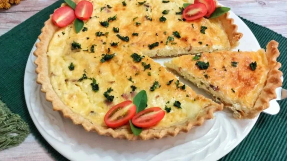 Receita Fácil – Quiche lorraine: opção de lanche pronta em 100 minutos