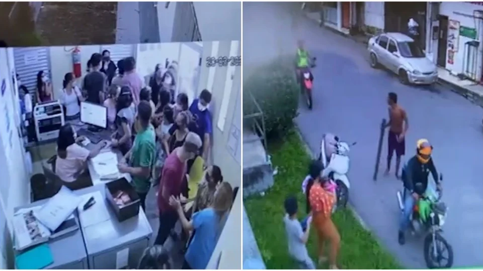 VÍDEO: suposto assaltante entra em UBS com medo de ser linchado em Manaus