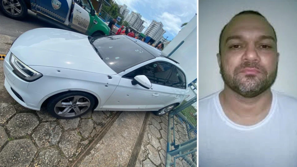 VÍDEO: suspeitos atiram em carro de luxo e motorista morre em Manaus