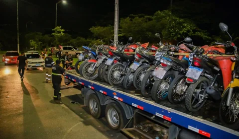 Mais de 140 motocicletas dos ‘rolezinhos’ são apreendidas em Manaus