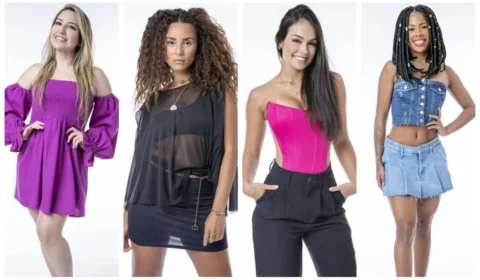 BBB23: Amanda, Domitila, Larissa e Marvvila formam o Paredão da Semana