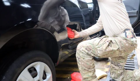 PF apreende 10 kg de cocaína em caminhão-cegonha de Manaus no PA