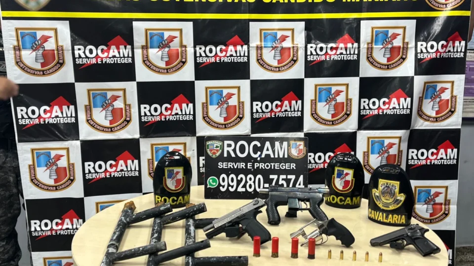 Festa em Manaus é interrompida e sete armas são apreendidas no local