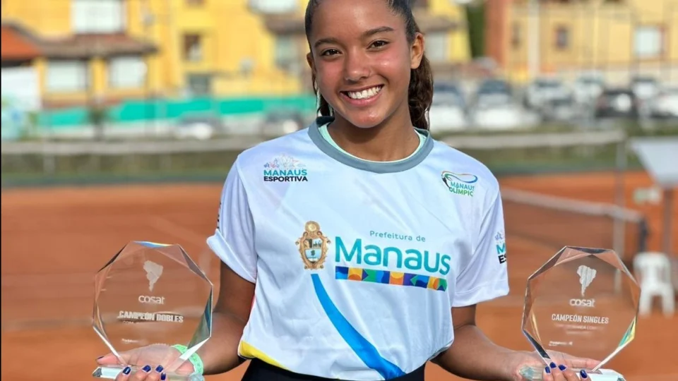 Atleta do Amazonas é campeã internacional de tênis no Equador