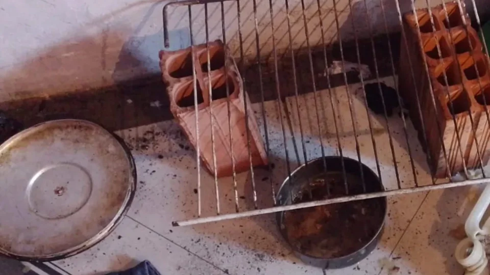 VÍDEO: mãe e filho ficam feridos após explosão de fogão improvisado no AM