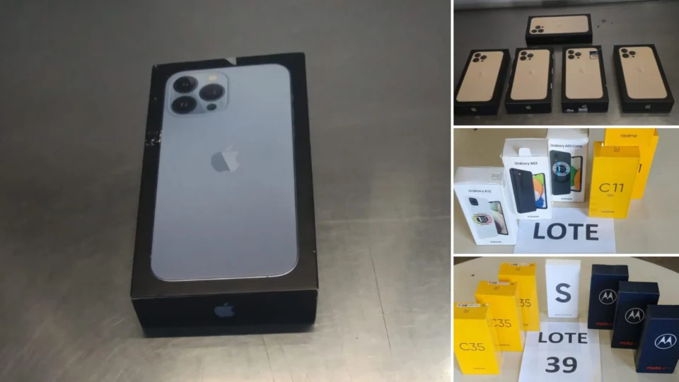 RF de Fortaleza realiza leilão online de iPhone 13, veículos e outros itens