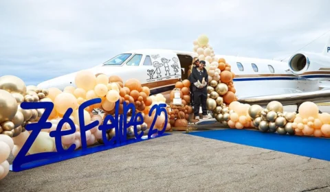 Presente de aniversário: Zé Felipe ganha avião de US$ 10 milhões de Virginia