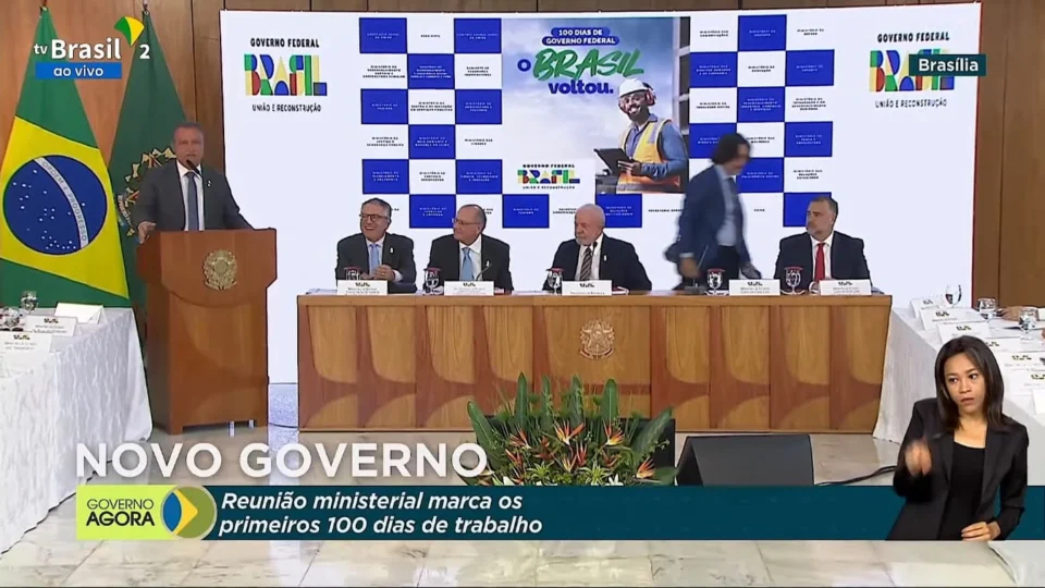 VÍDEO: Lula e ministros avaliam 100 dias de governo