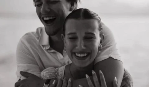 Millie Bobby Brown anuncia noivado com filho de Bon Jovi nas redes sociais