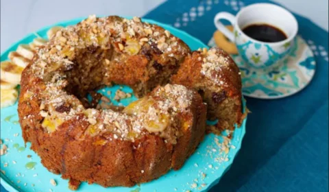 Receita Fácil – Bolo de banana com aveia: opção prática pronta em 67 minutos