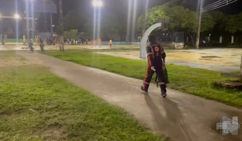 VÍDEO: em Manaus, homem é baleado duas vezes em quadra do CSU do Parque 10