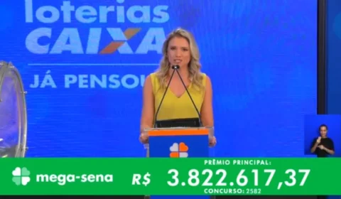 VÍDEO: confira números sorteados da Mega-Sena 2582 nesta quarta, 12