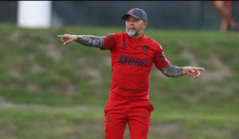 Sampaoli comanda primeiro treino como técnico do Flamengo de olho na Libertadores