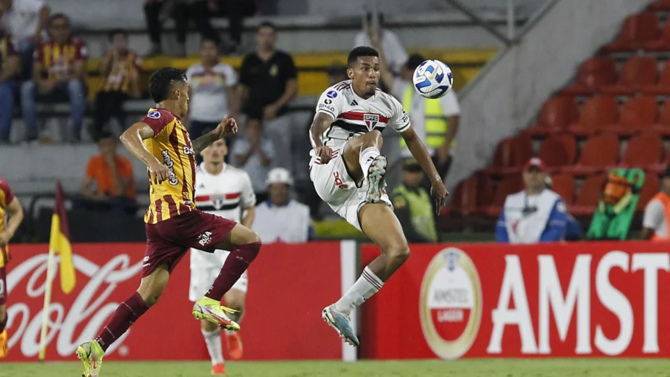 Sul-Americana: São Paulo empata com Tolima e continua na liderança do Grupo D