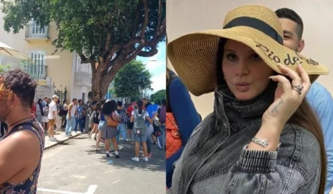 VÍDEO: fãs de Lana Del Rey se reúnem em frente a hotel para vê-la em Manaus