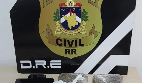 Dona de Casa e motorista são presos com 1 kg de skunk em Boa Vista-RR