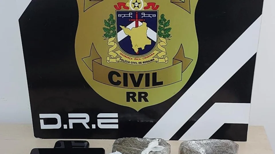 Dona de Casa e motorista são presos com 1 kg de skunk em Boa Vista-RR