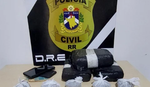 Trio é preso com 2 kg de skunk em posto de combustível de Boa Vista-RR